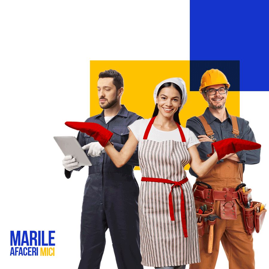 three people and marile afaceri mici