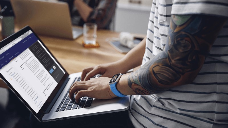 man on laptop