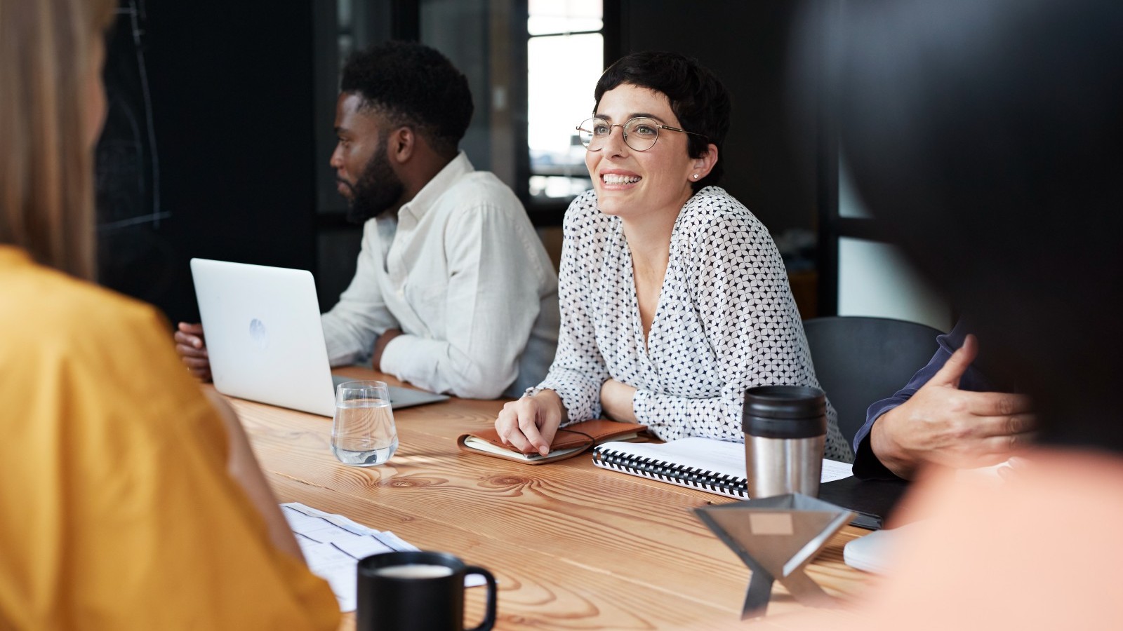 woman in meeting